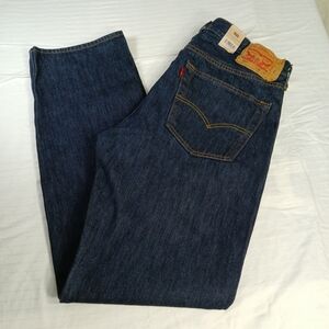 Levi's Deep Blue Pre-Washed 501 Jeans Men's Size 36×34